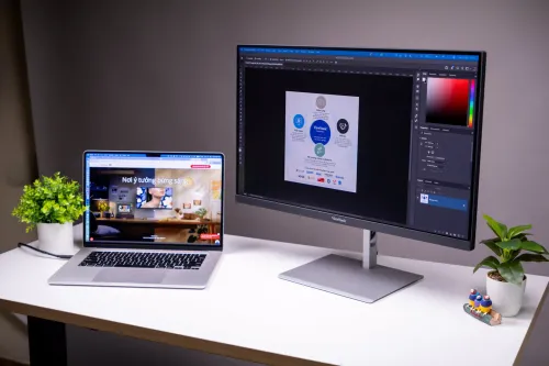 Màn Hình ViewSonic VP2766-4K (27 inch – IPS – 4K UHD – 120Hz – 5ms – USB-C 90W)